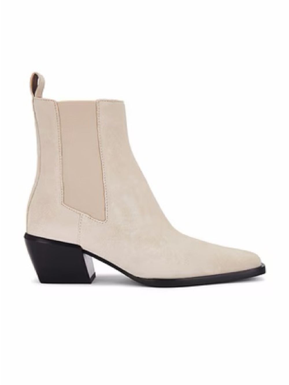 Rag & Bone Joni Suede Leather Chelsea Boots Light Sand Women's 7.5